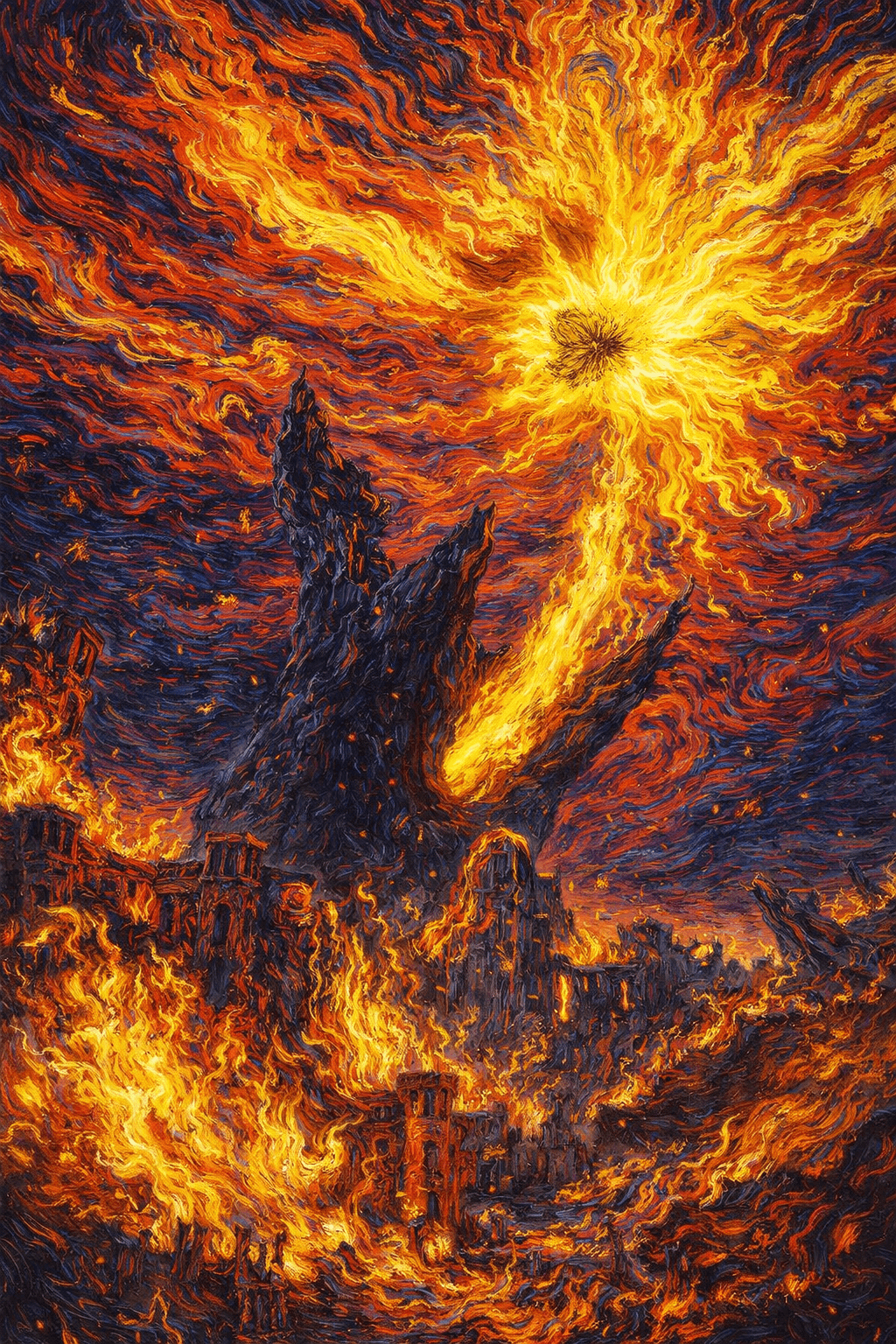 The Lord of Frenzied Flame ending scene from Elden Ring