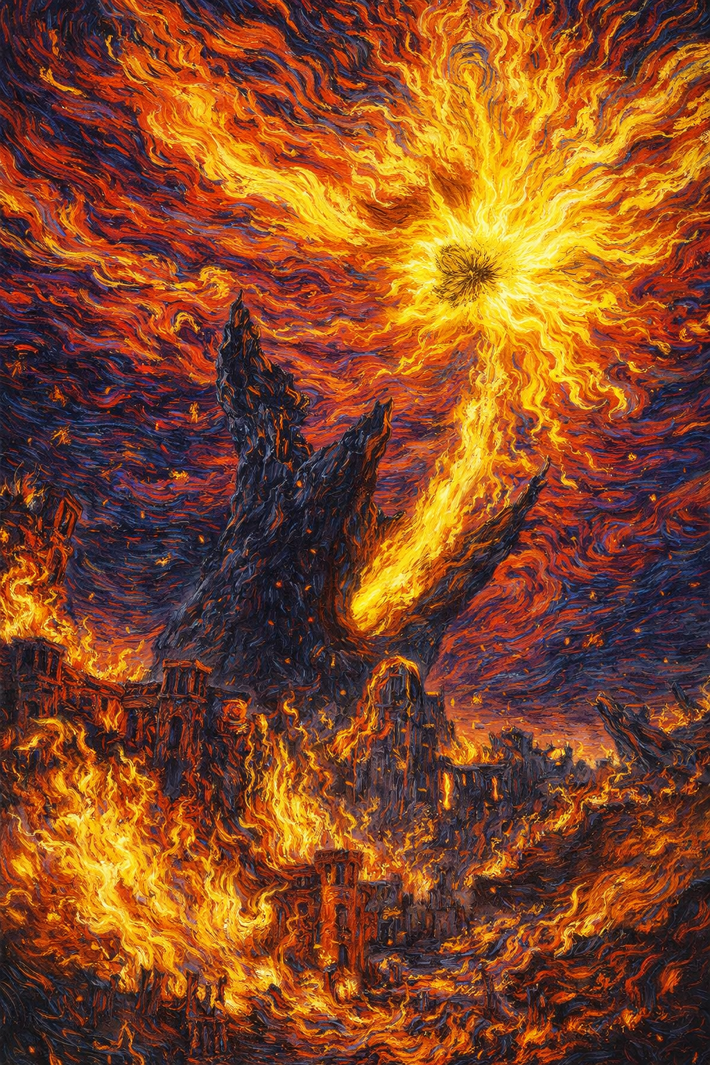 The Lord of Frenzied Flame ending scene from Elden Ring
